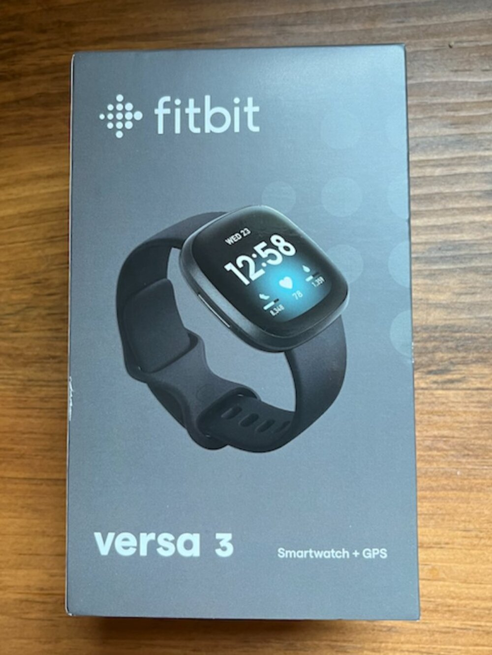 Fitbit Versa 3 NWT Black Unopened Box